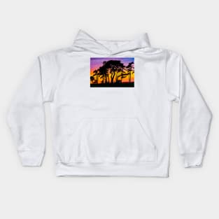 Sunset Silhouette Kids Hoodie